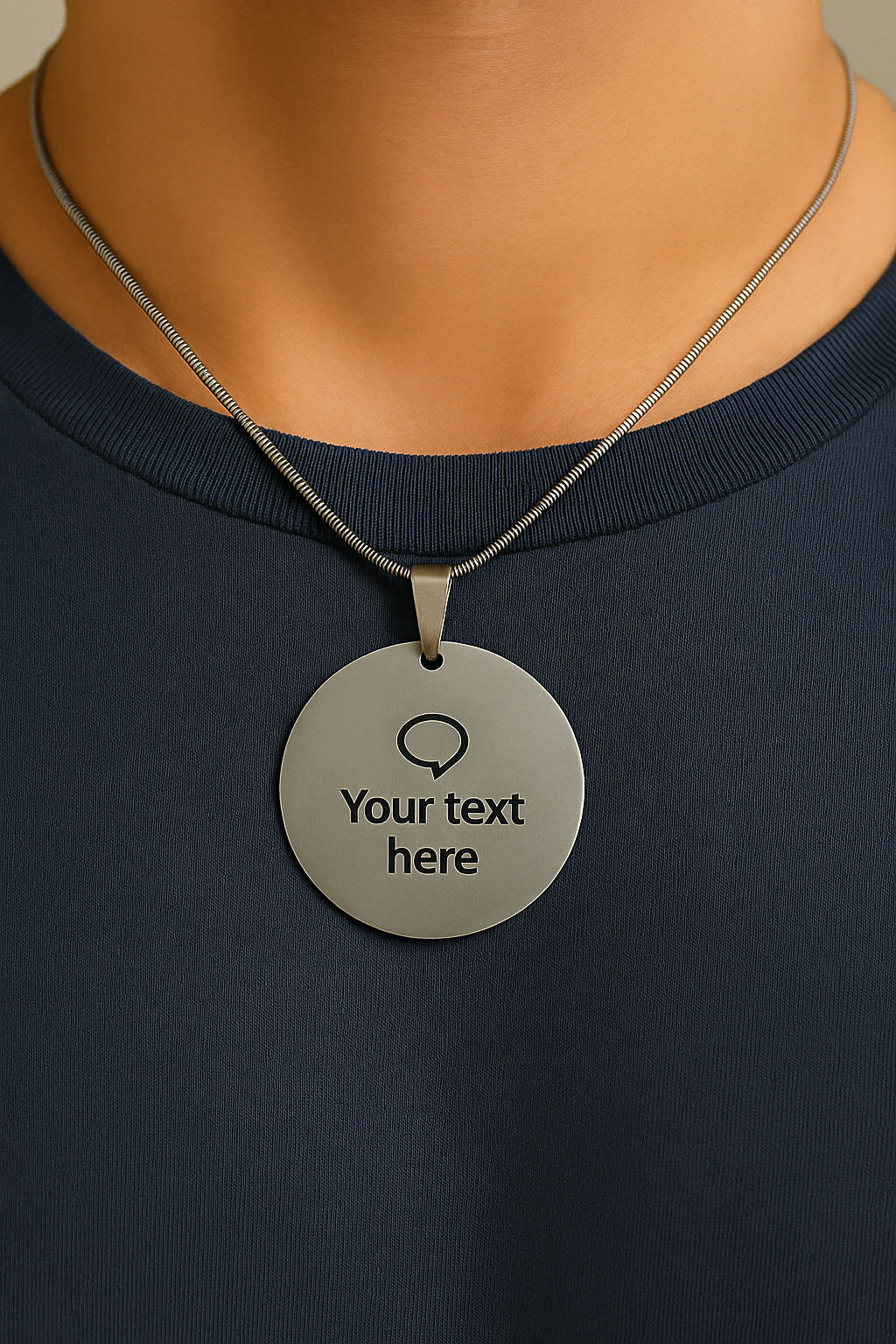 Timeless Circle Charm Tag