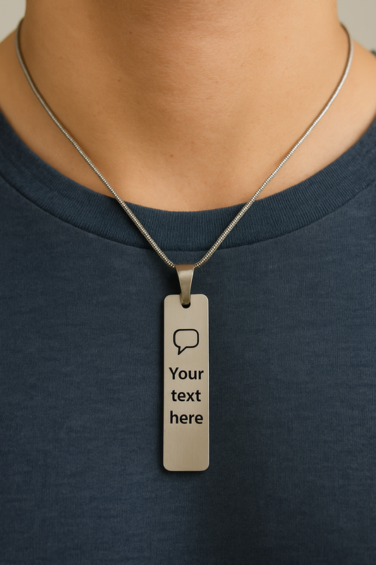 Slimline Stamped Sentiment Tag
