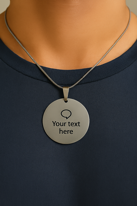Timeless Circle Charm Tag
