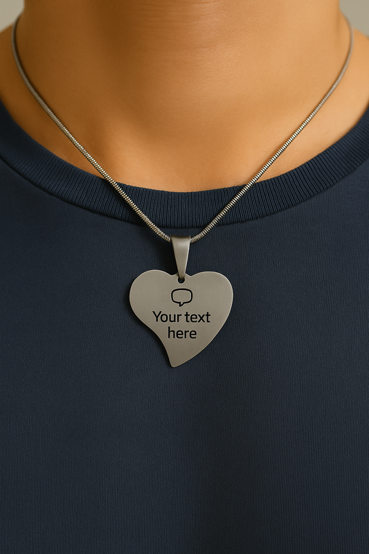 Heartfelt Keepsake Engraved Tag